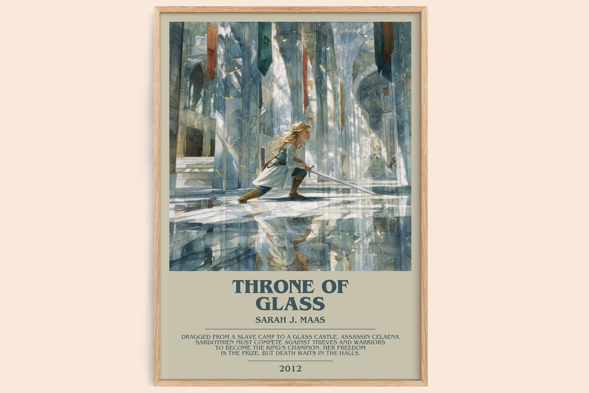 Throne of Glass Bookish Wall Art by Sarah J. Maas
