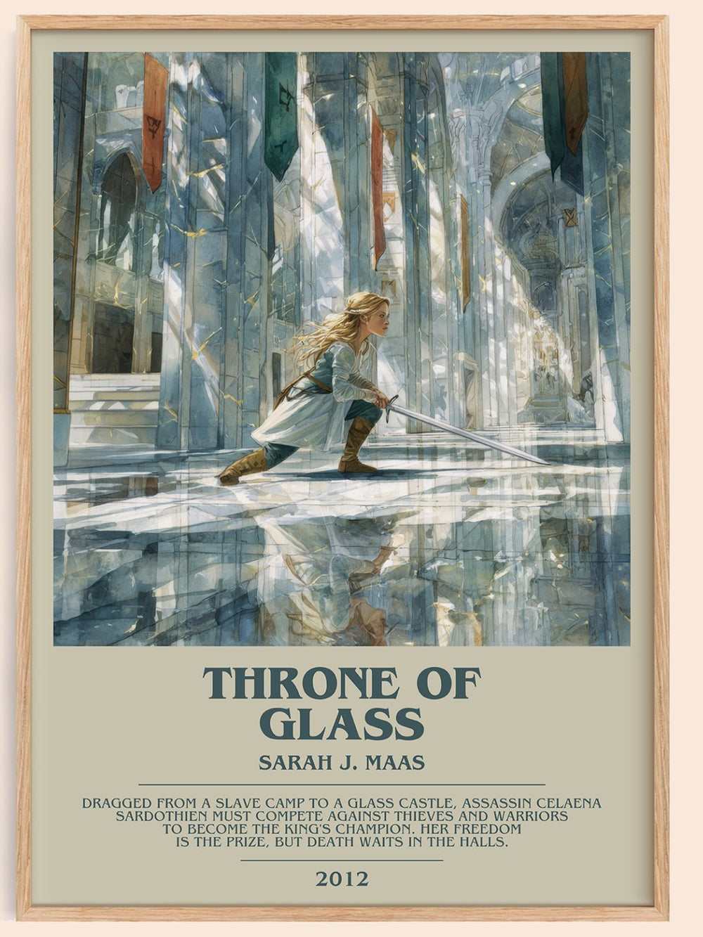 Throne of Glass Bookish Wall Art by Sarah J. Maas
