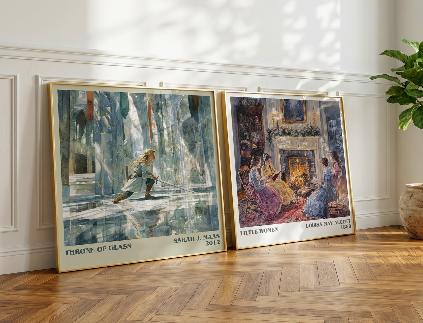 Throne of Glass book poster packaging – museum-quality print rolled in protective tube