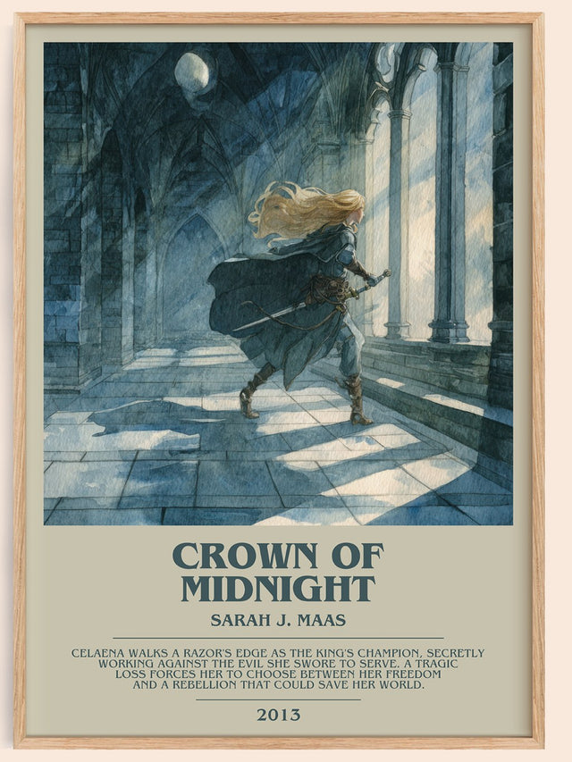 Crown of Midnight Bookish Wall Art by Sarah J. Maas