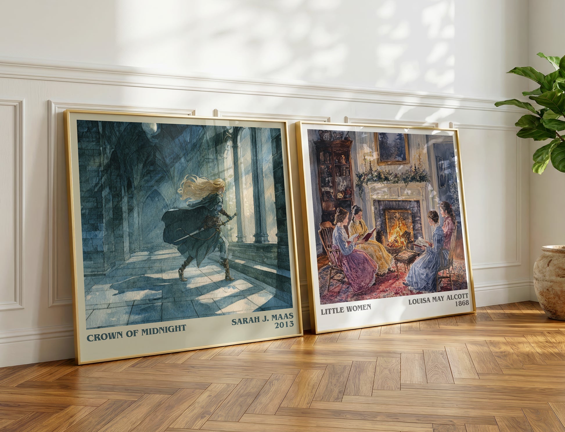 Crown of Midnight book poster packaging – museum-quality print rolled in protective tube