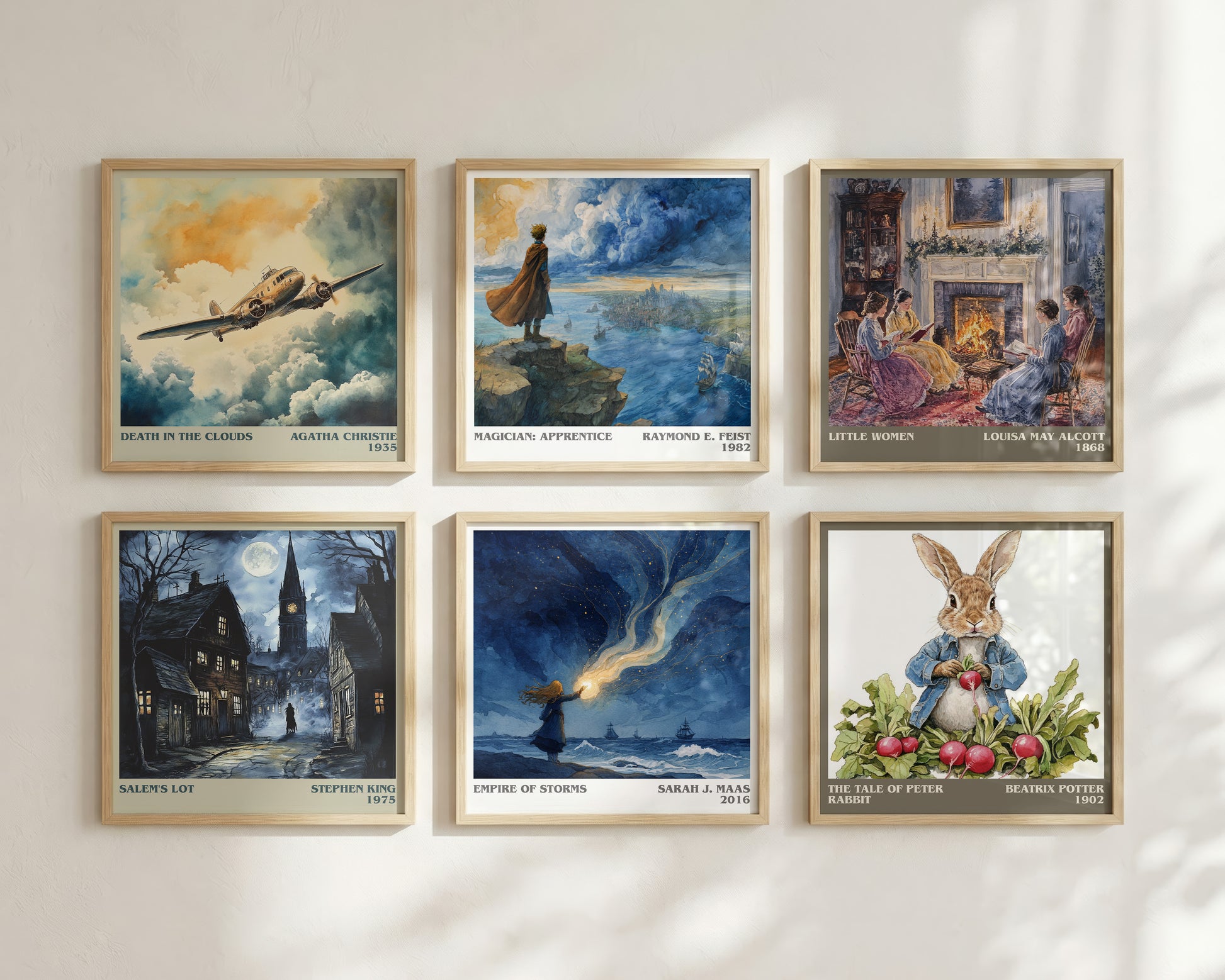 Empire of Storms literary book poster framed on wall – fantasy wall art