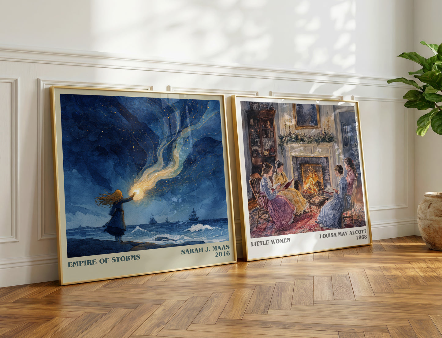 Empire of Storms book poster packaging – museum-quality print rolled in protective tube