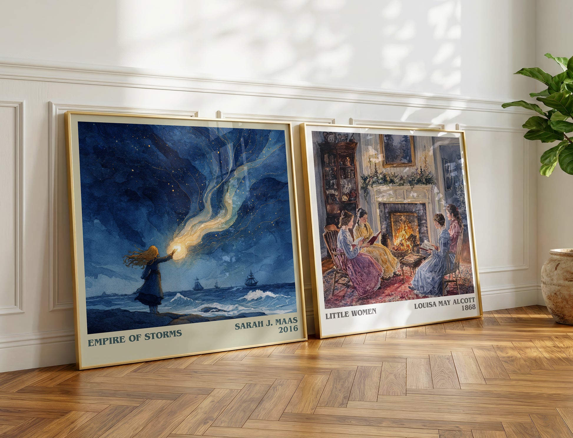 Empire of Storms book poster packaging – museum-quality print rolled in protective tube