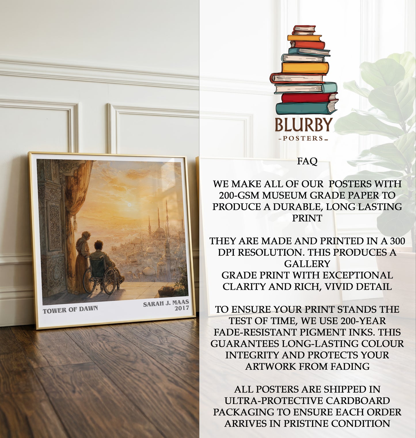 Tower of Dawn Literary Art Print by Sarah J. Maas
