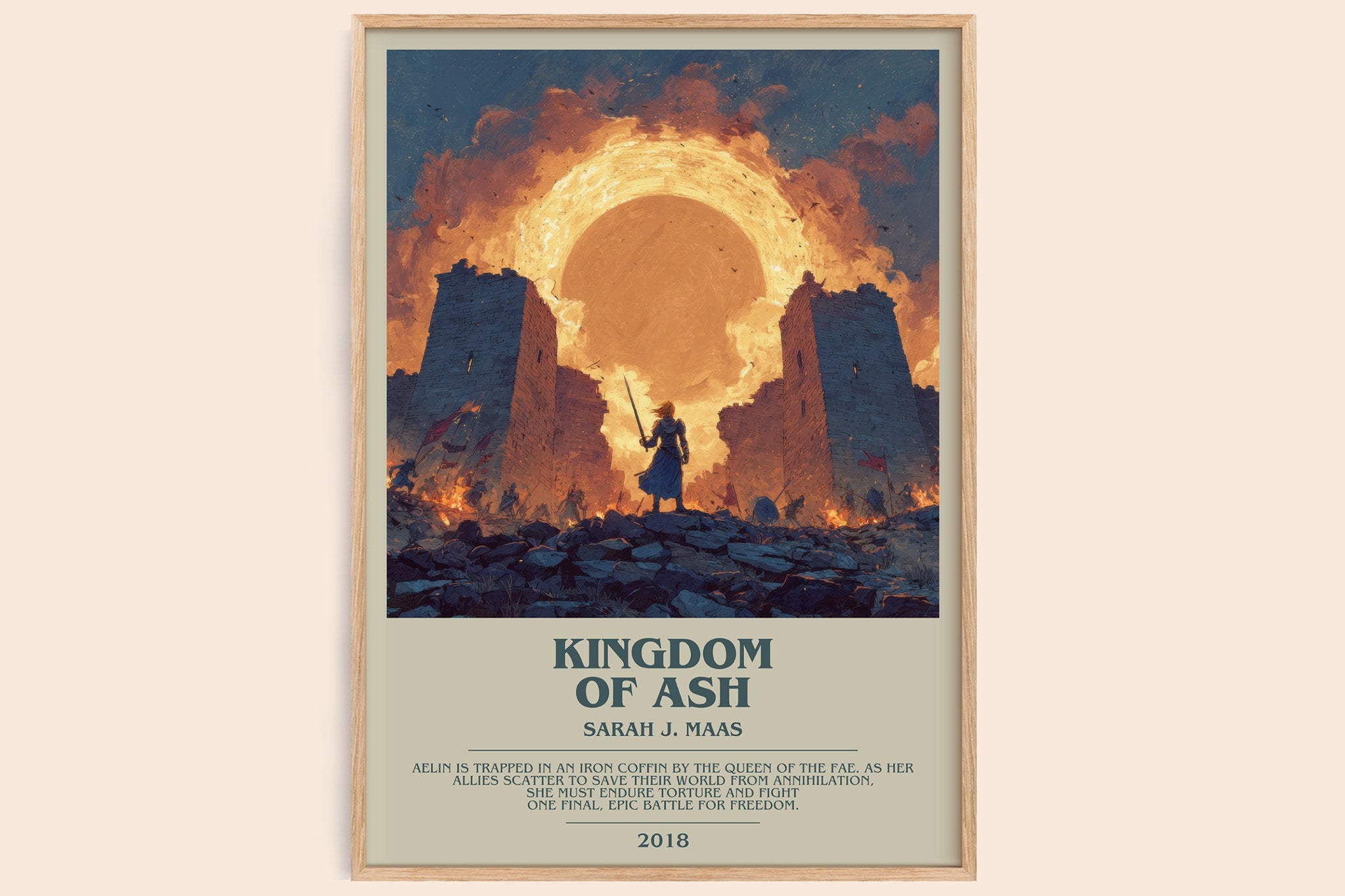 Kingdom of Ash Bookish Wall Art by Sarah J. Maas