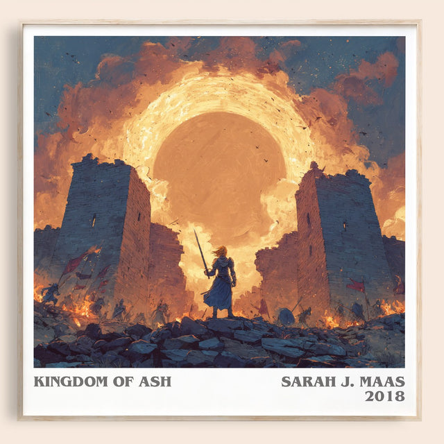 Kingdom of Ash Literary Art Print by Sarah J. Maas