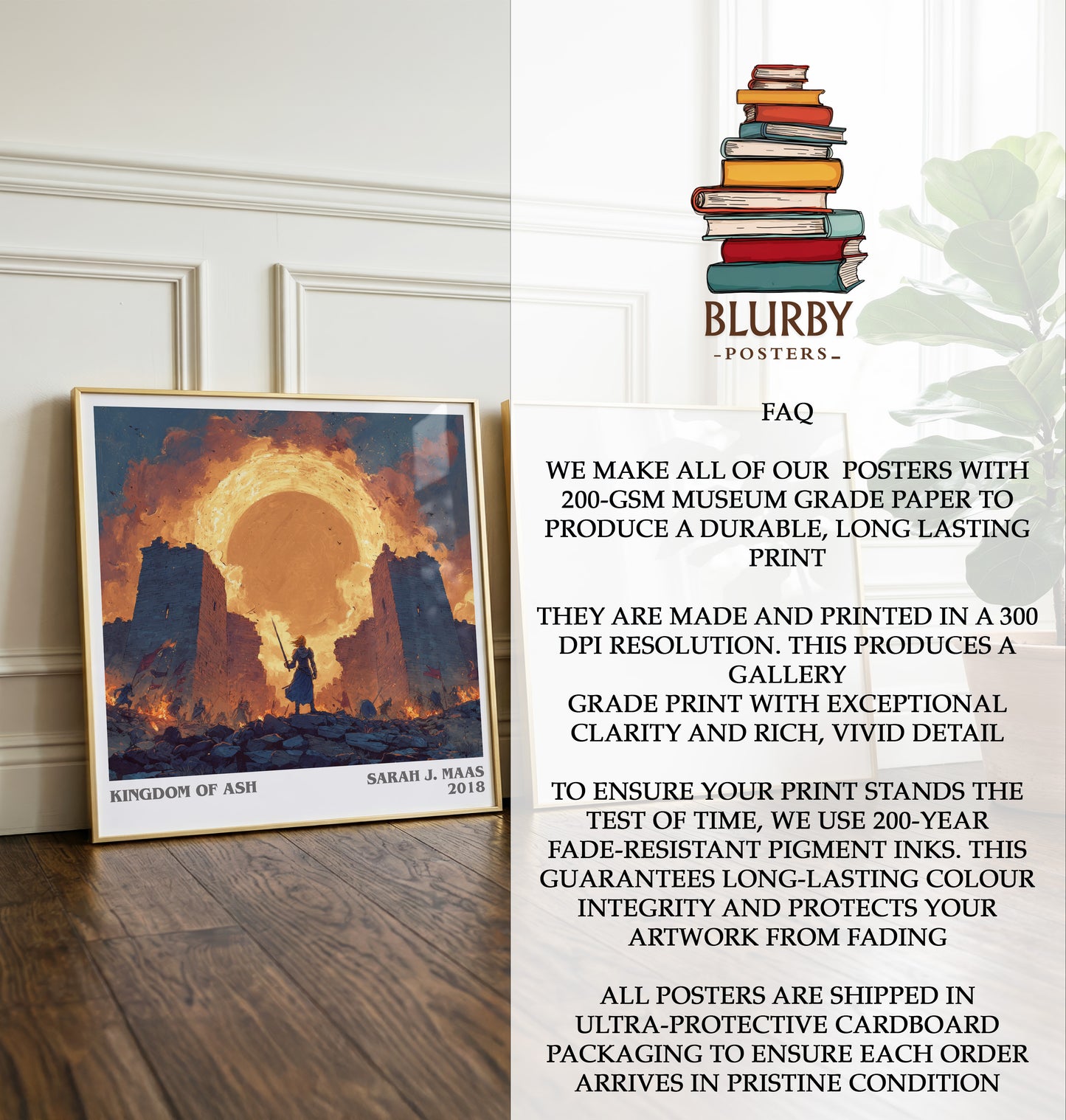 Kingdom of Ash Literary Art Print by Sarah J. Maas