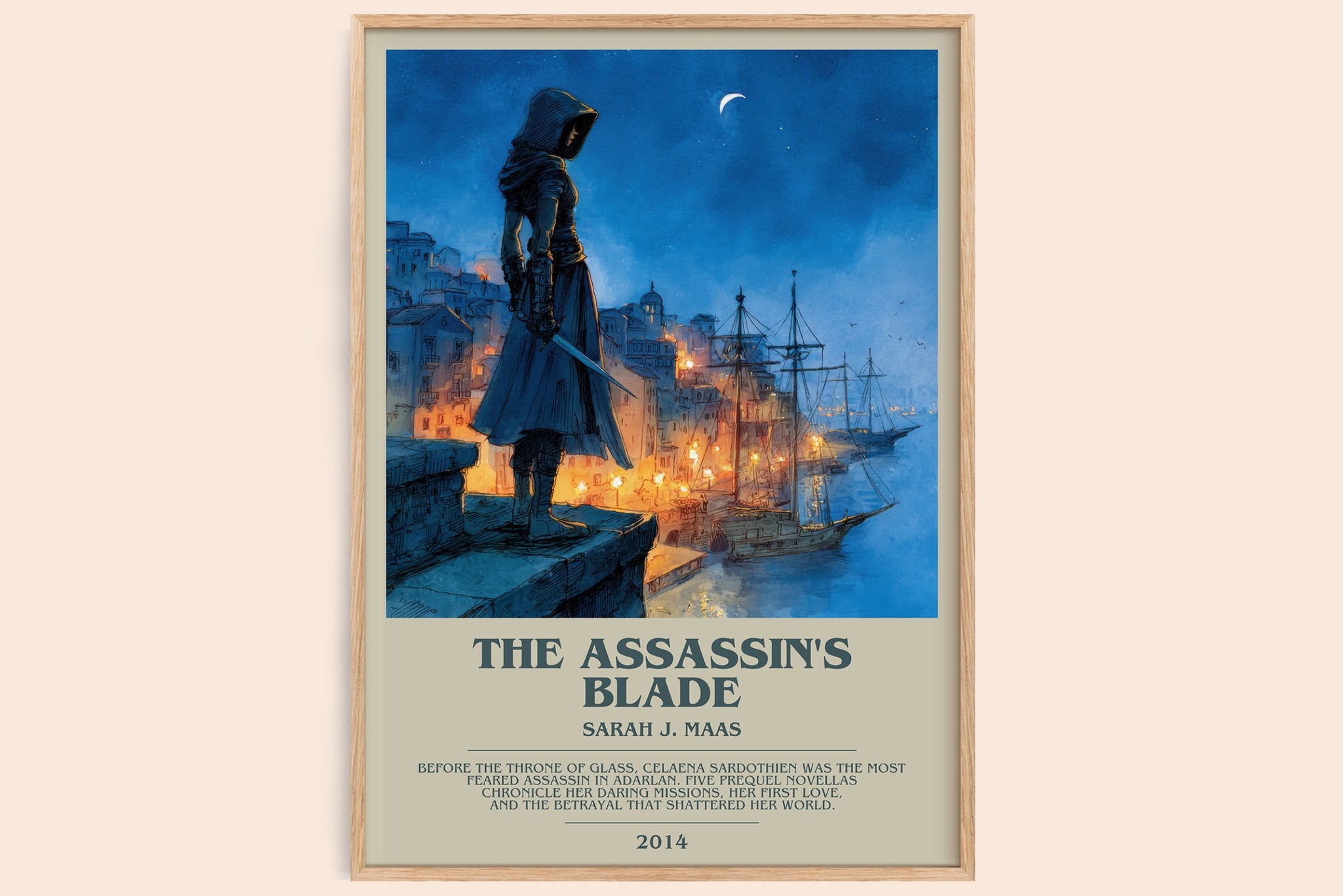 The Assassin's Blade Bookish Wall Art by Sarah J. Maas