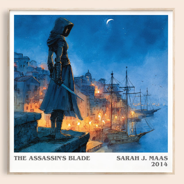 The Assassin's Blade Literary Art Print by Sarah J. Maas