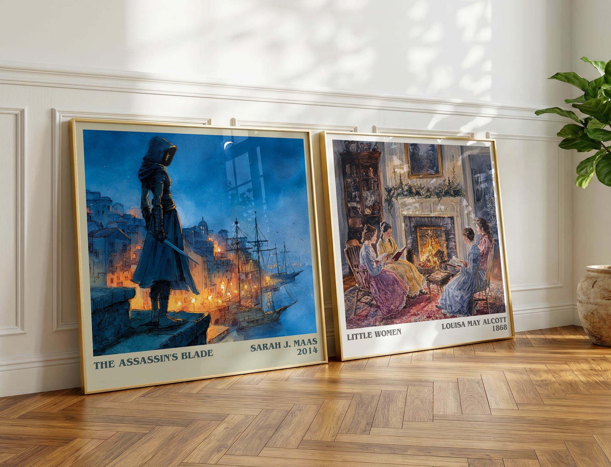 The Assassin's Blade book poster packaging – museum-quality print rolled in protective tube