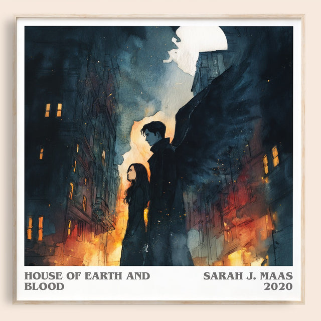 House of Earth and Blood Literary Art Print by Sarah J. Maas