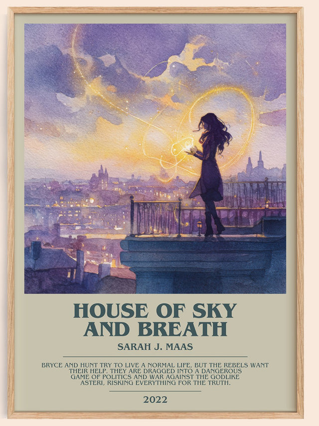 House of Sky and Breath Bookish Wall Art by Sarah J. Maas