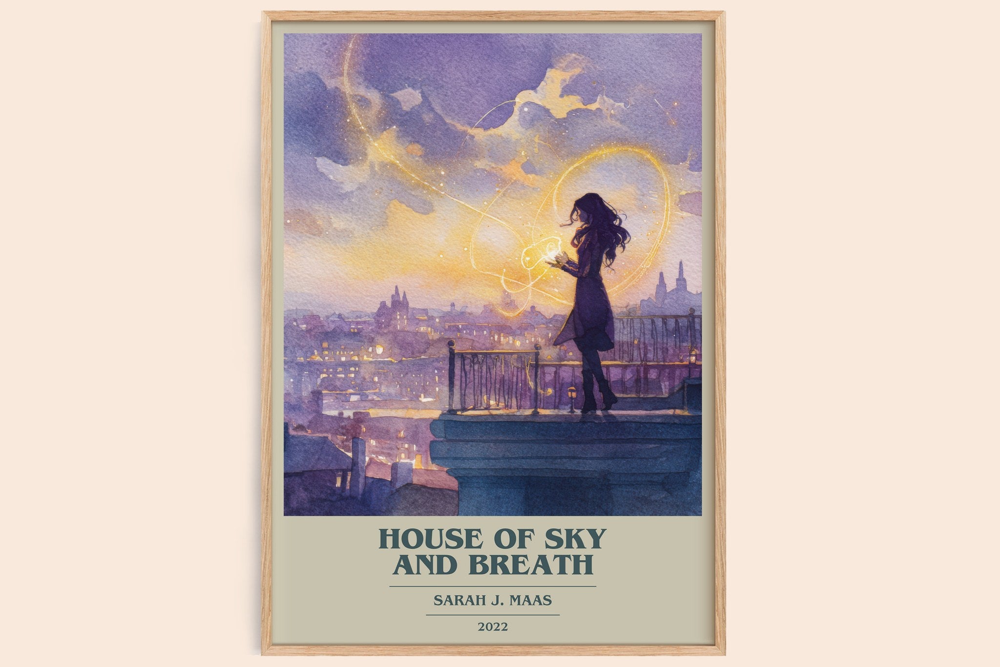 House of Sky and Breath Book Cover Poster by Sarah J. Maas