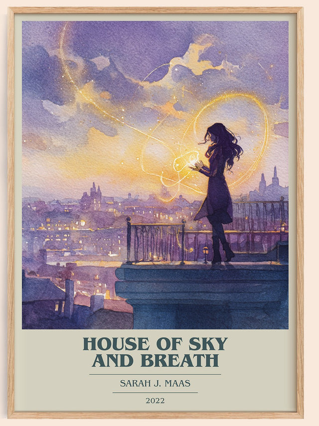 House of Sky and Breath Book Cover Poster by Sarah J. Maas
