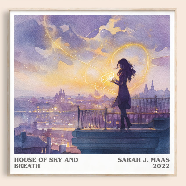 House of Sky and Breath Literary Art Print by Sarah J. Maas