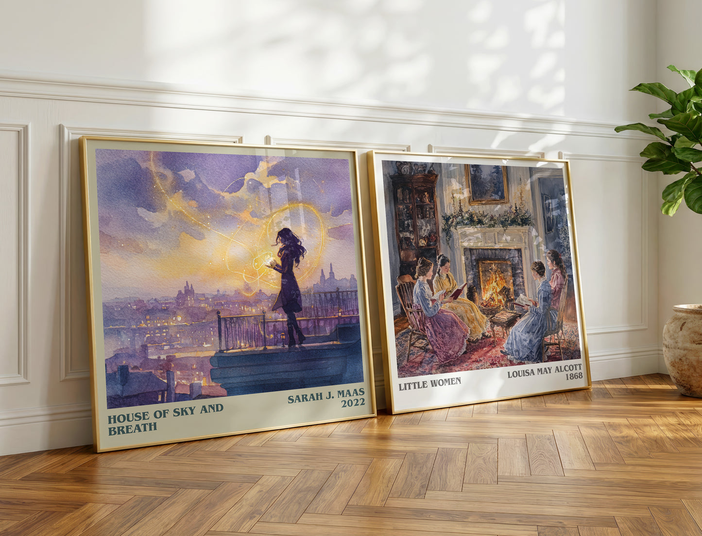 House of Sky and Breath book poster packaging – museum-quality print rolled in protective tube