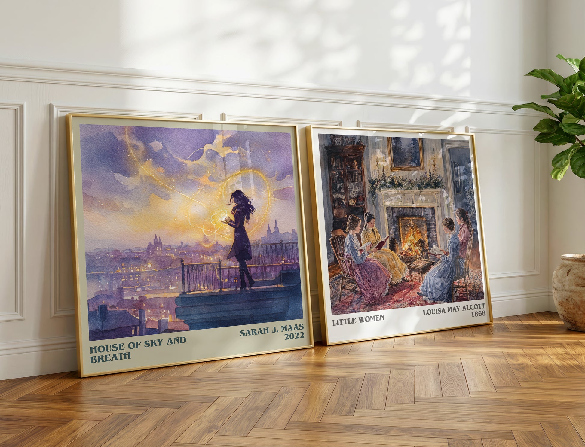 House of Sky and Breath book poster packaging – museum-quality print rolled in protective tube