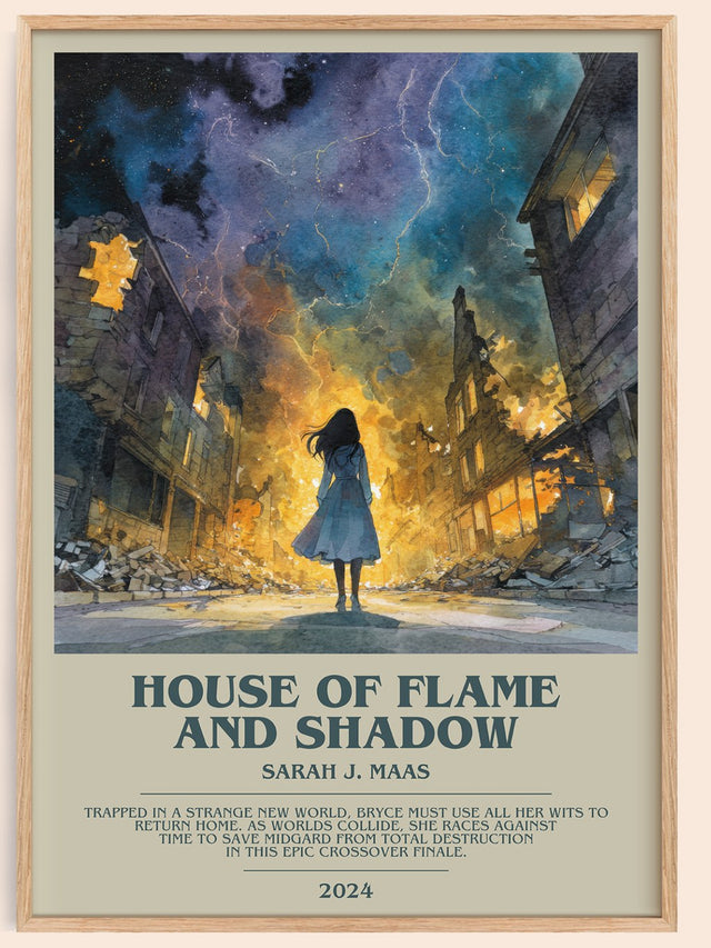 House Of Flame And Shadow Bookish Wall Art by Sarah J. Maas