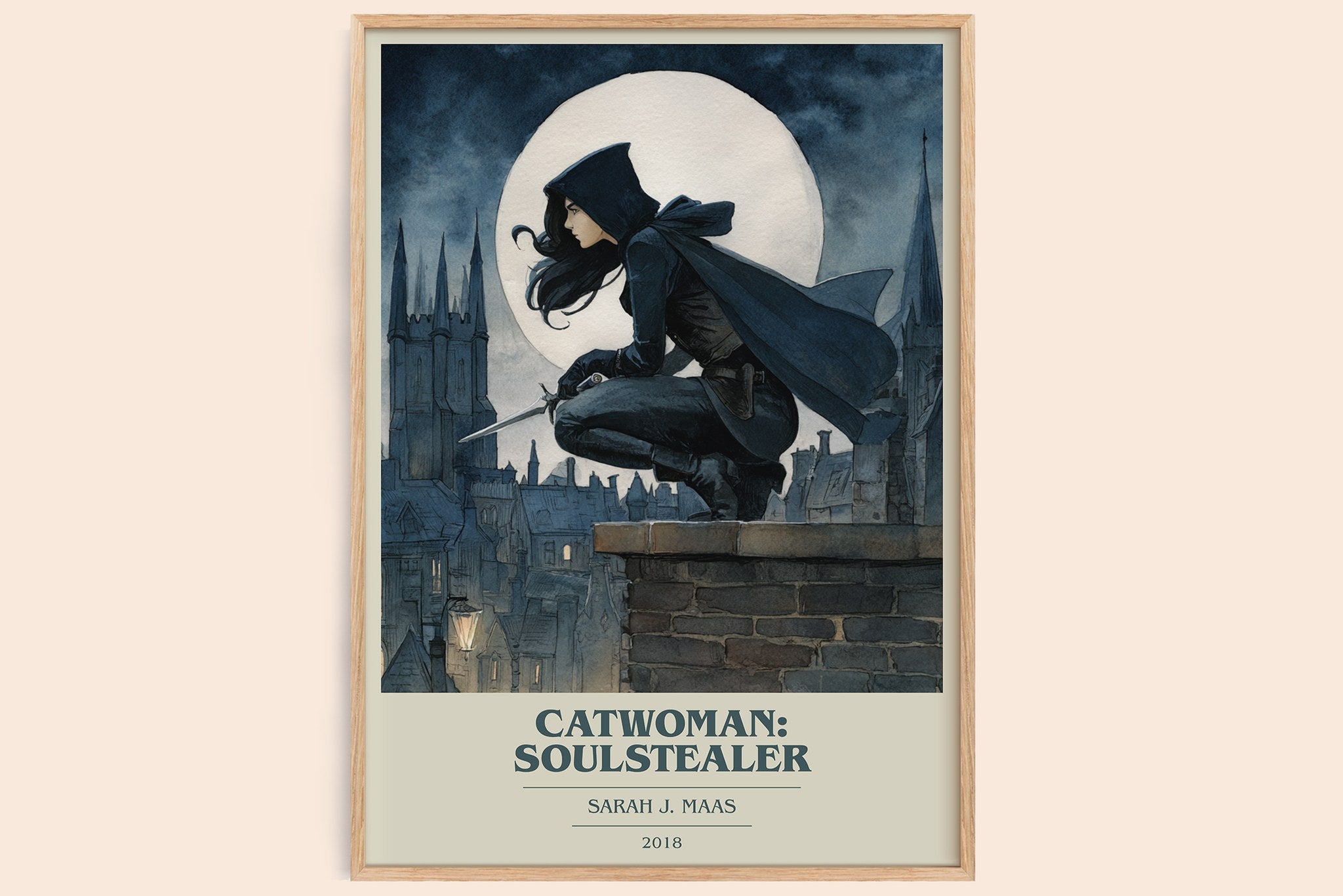 Catwoman: Soulstealer Book Cover Poster by Sarah J. Maas