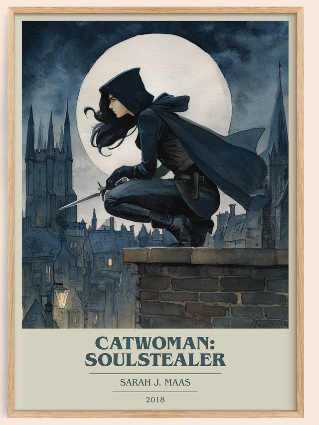 Catwoman: Soulstealer Book Cover Poster by Sarah J. Maas