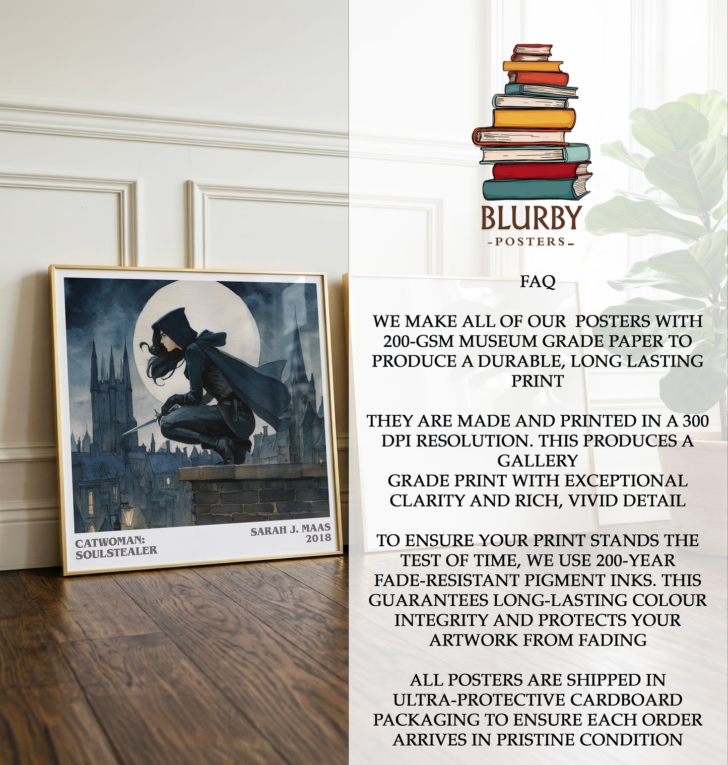 Catwoman: Soulstealer Literary Art Print by Sarah J. Maas