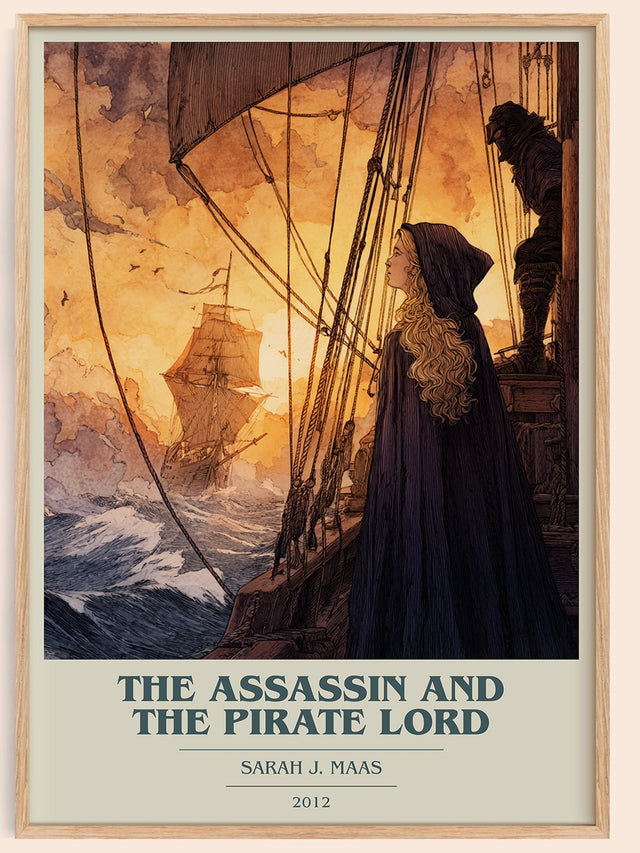 The Assassin And The Pirate Lord Book Cover Poster by Sarah J. Maas
