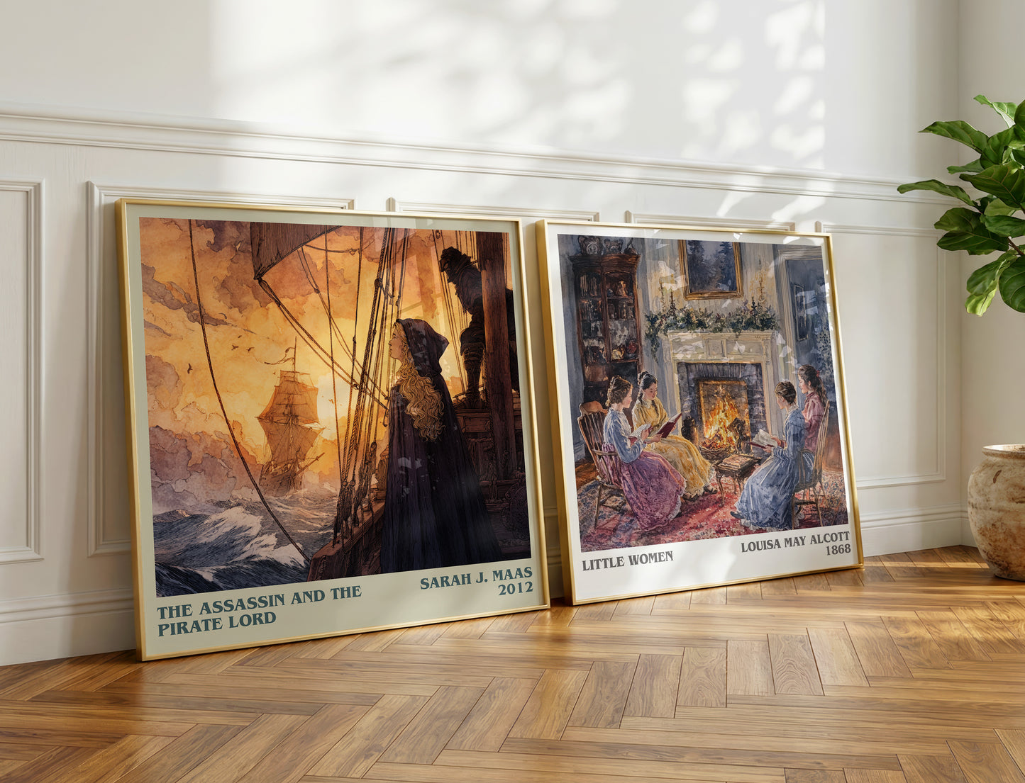The Assassin And The Pirate Lord book poster packaging – museum-quality print rolled in protective tube