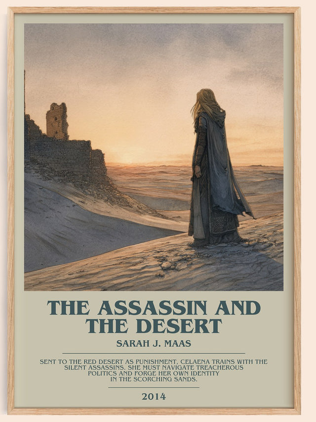 The Assassin And The Desert Bookish Wall Art by Sarah J. Maas