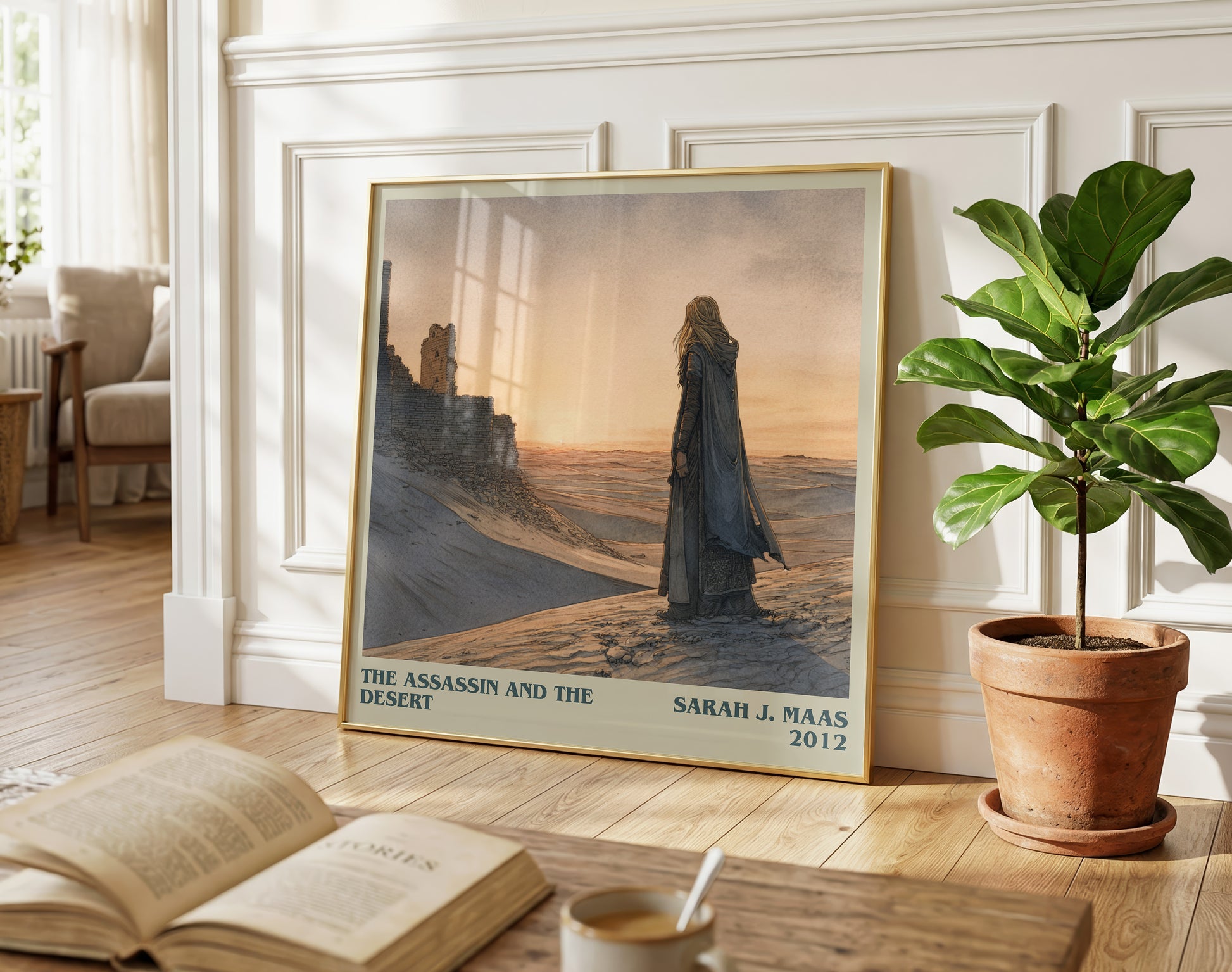 The Assassin And The Desert literary poster paired in gallery wall – literary art prints
