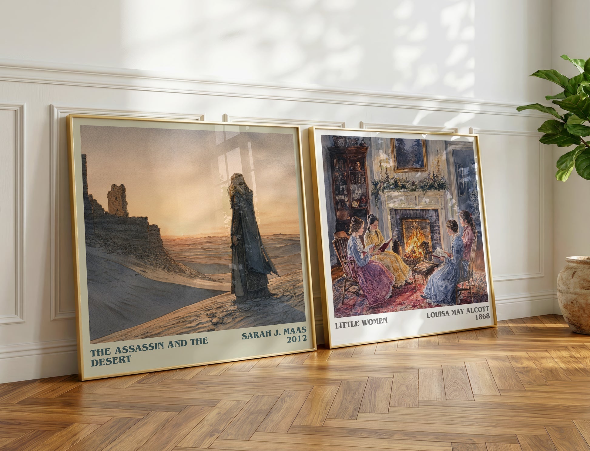 The Assassin And The Desert book poster packaging – museum-quality print rolled in protective tube