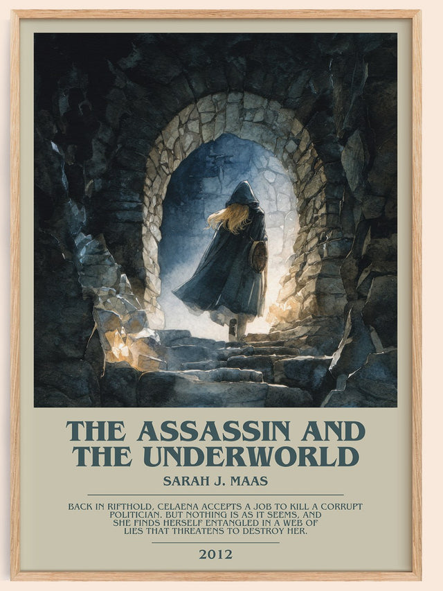 The Assassin And The Underworld Bookish Wall Art by Sarah J. Maas