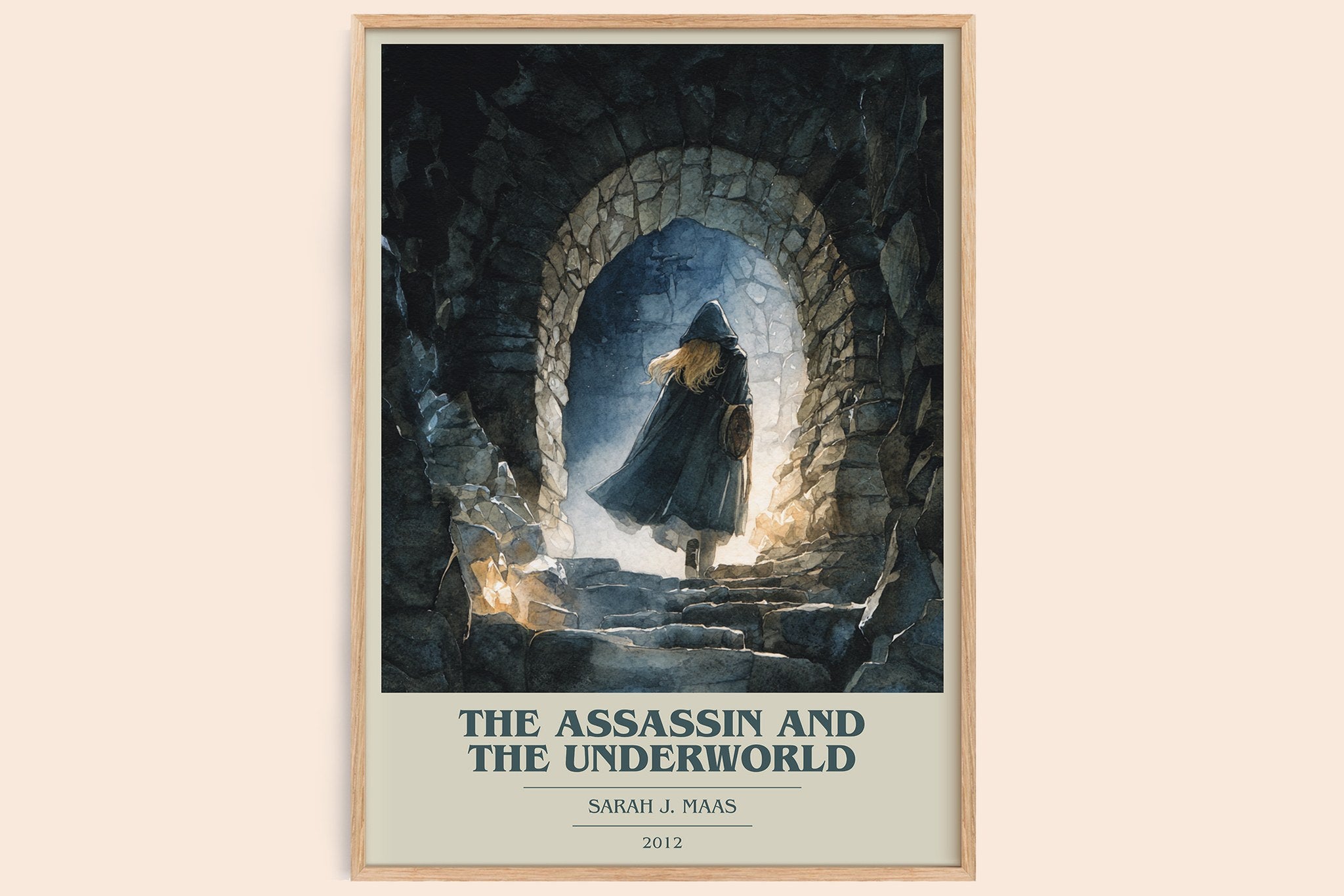 The Assassin And The Underworld Book Cover Poster by Sarah J. Maas