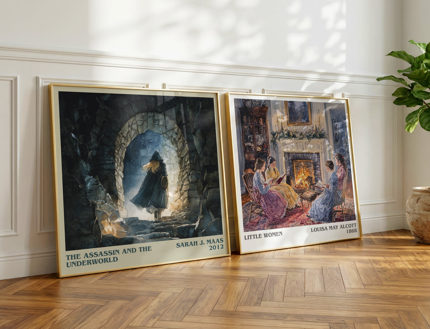 The Assassin And The Underworld book poster packaging – museum-quality print rolled in protective tube