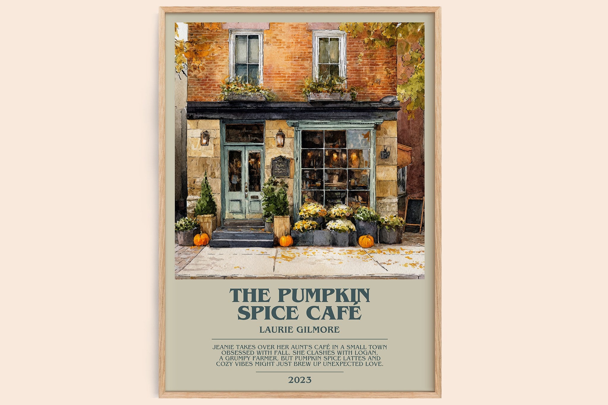 The Pumpkin Spice Café Bookish Wall Art by Laurie Gilmore