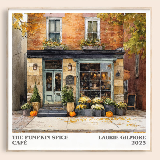 The Pumpkin Spice Café Literary Art Print by Laurie Gilmore