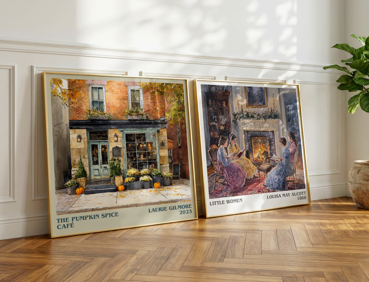 The Pumpkin Spice Café book poster packaging – museum-quality print rolled in protective tube