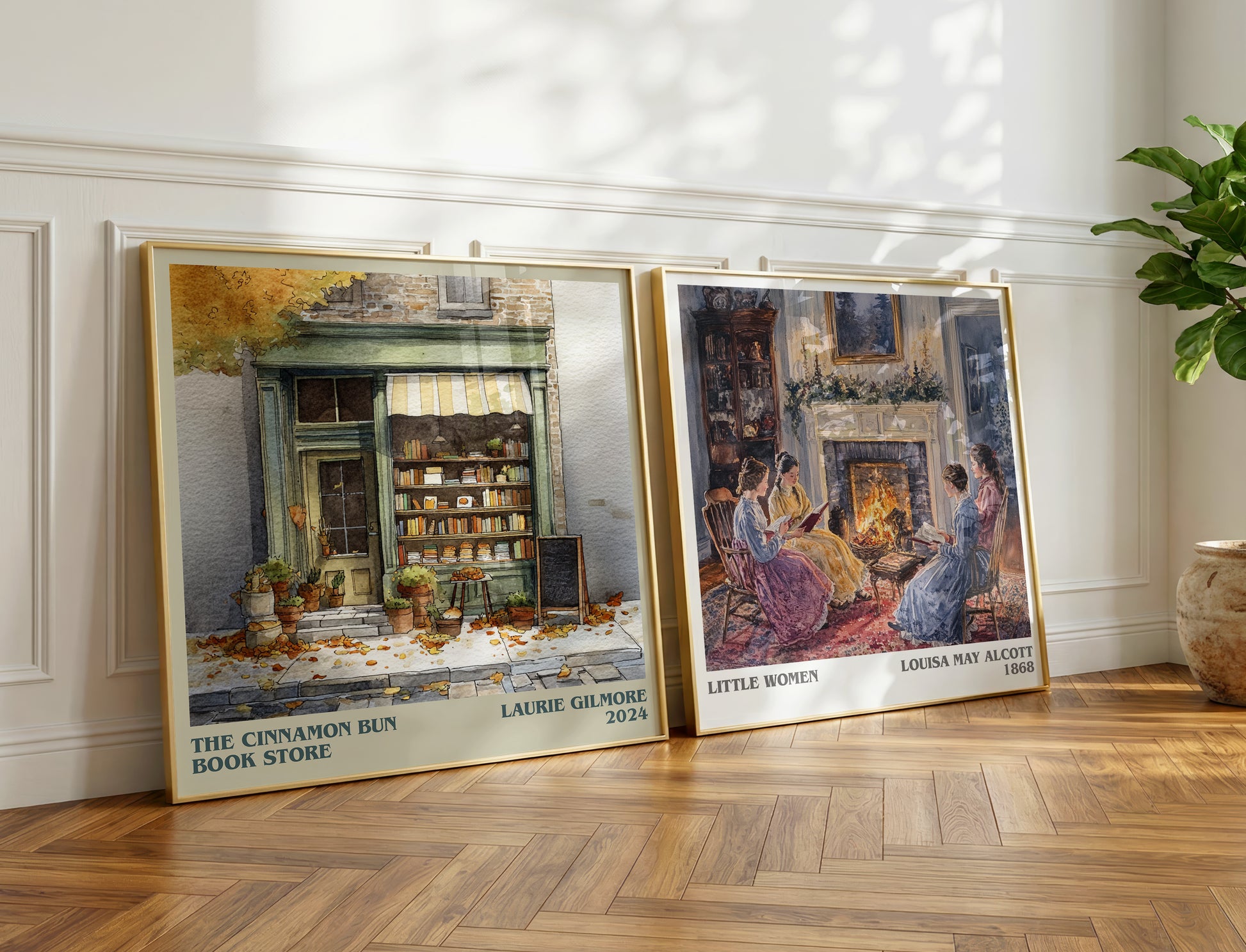 The Cinnamon Bun Book Store book poster packaging – museum-quality print rolled in protective tube