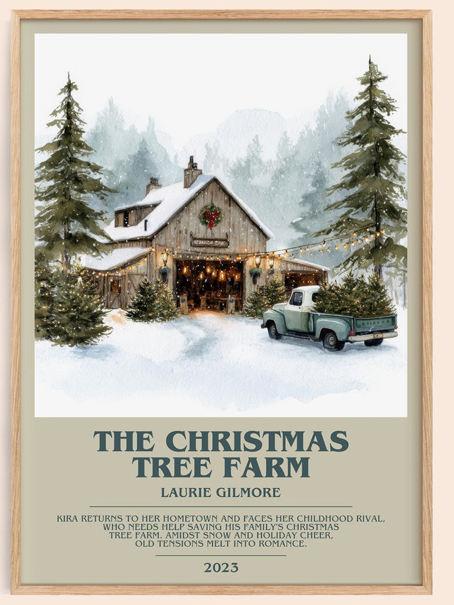 The Christmas Tree Farm Bookish Wall Art by Laurie Gilmore