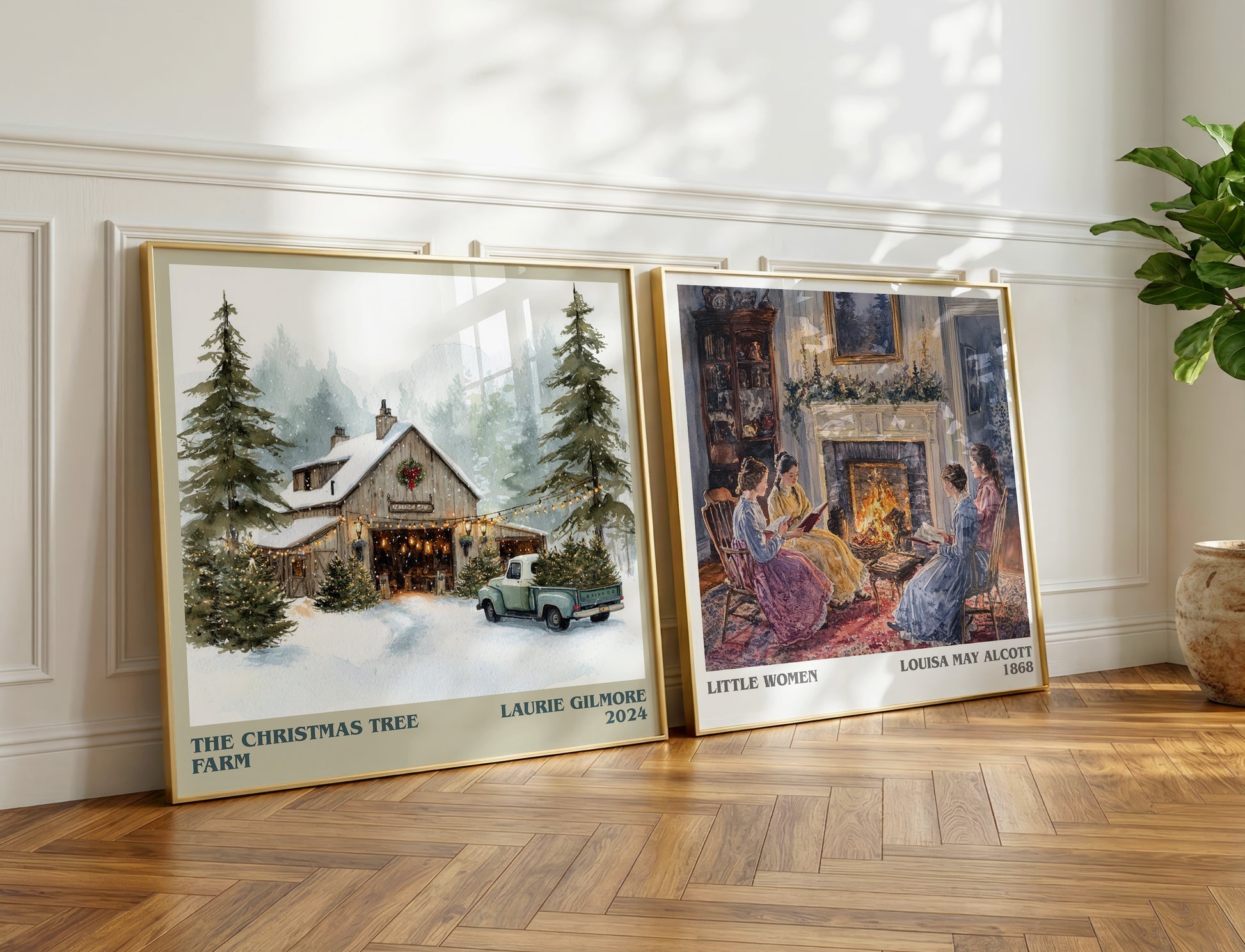 The Christmas Tree Farm book poster packaging – museum-quality print rolled in protective tube