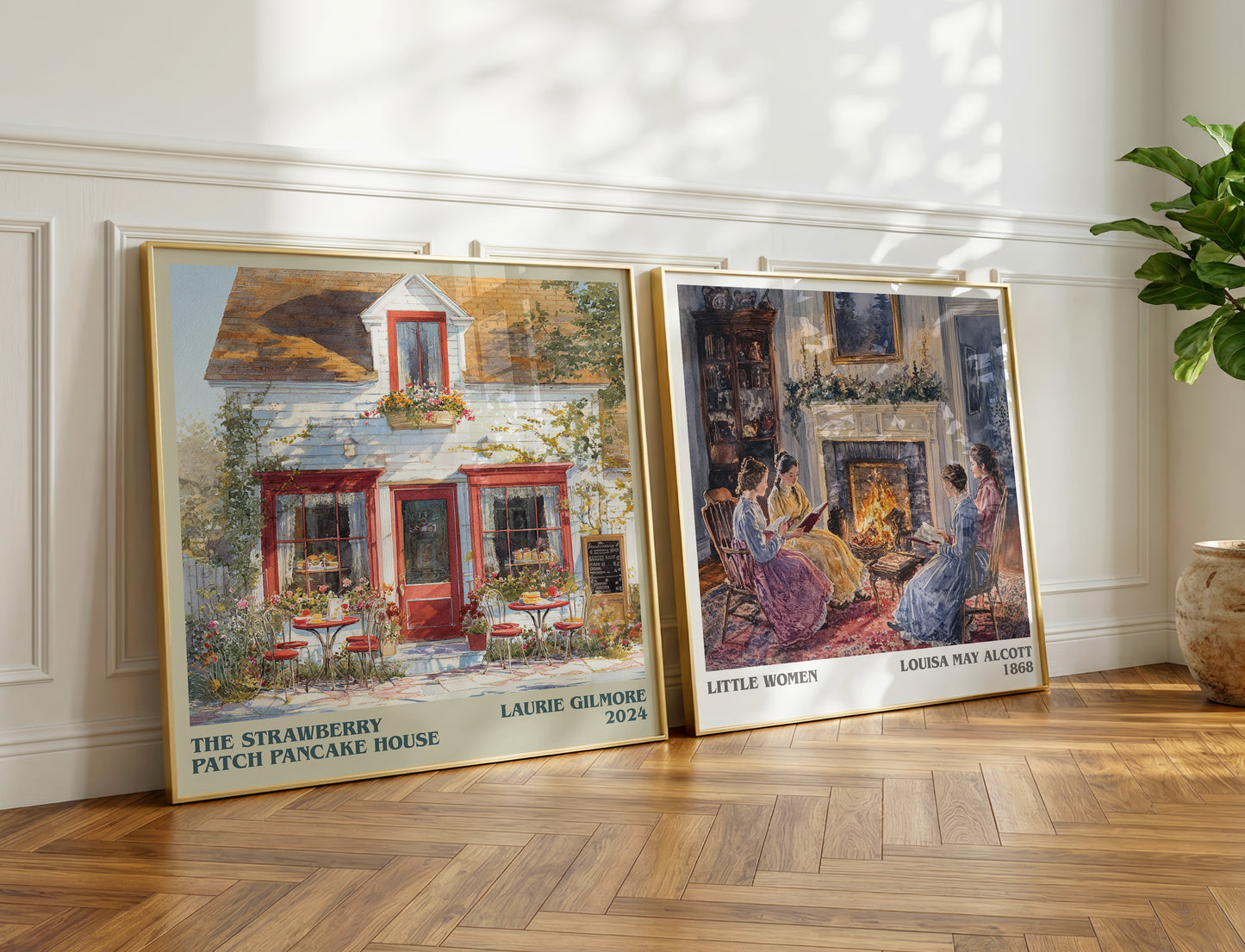 The Strawberry Patch Pancake House book poster packaging – museum-quality print rolled in protective tube
