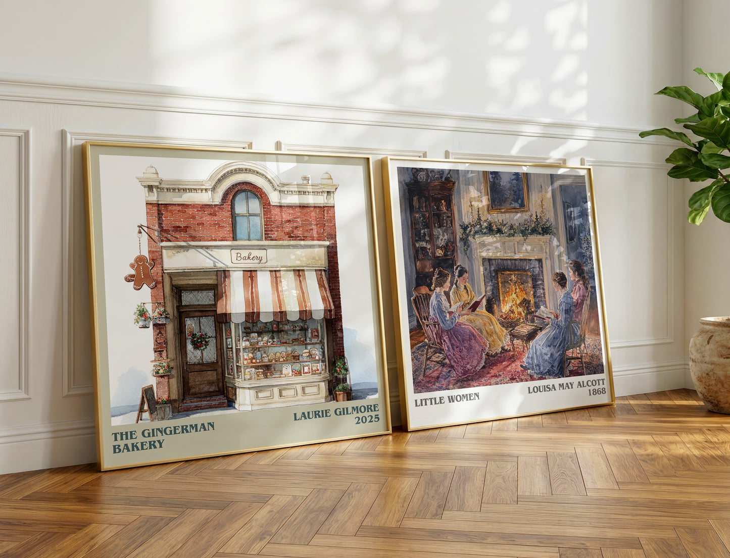 The Gingerman Bakery book poster packaging – museum-quality print rolled in protective tube
