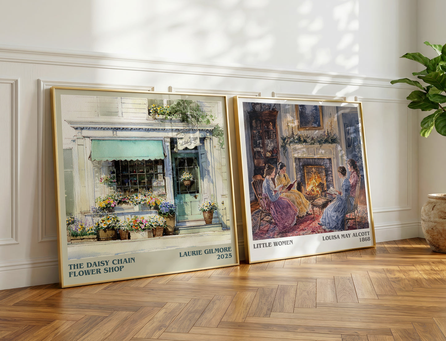 The Daisy Chain Flower Shop book poster packaging – museum-quality print rolled in protective tube