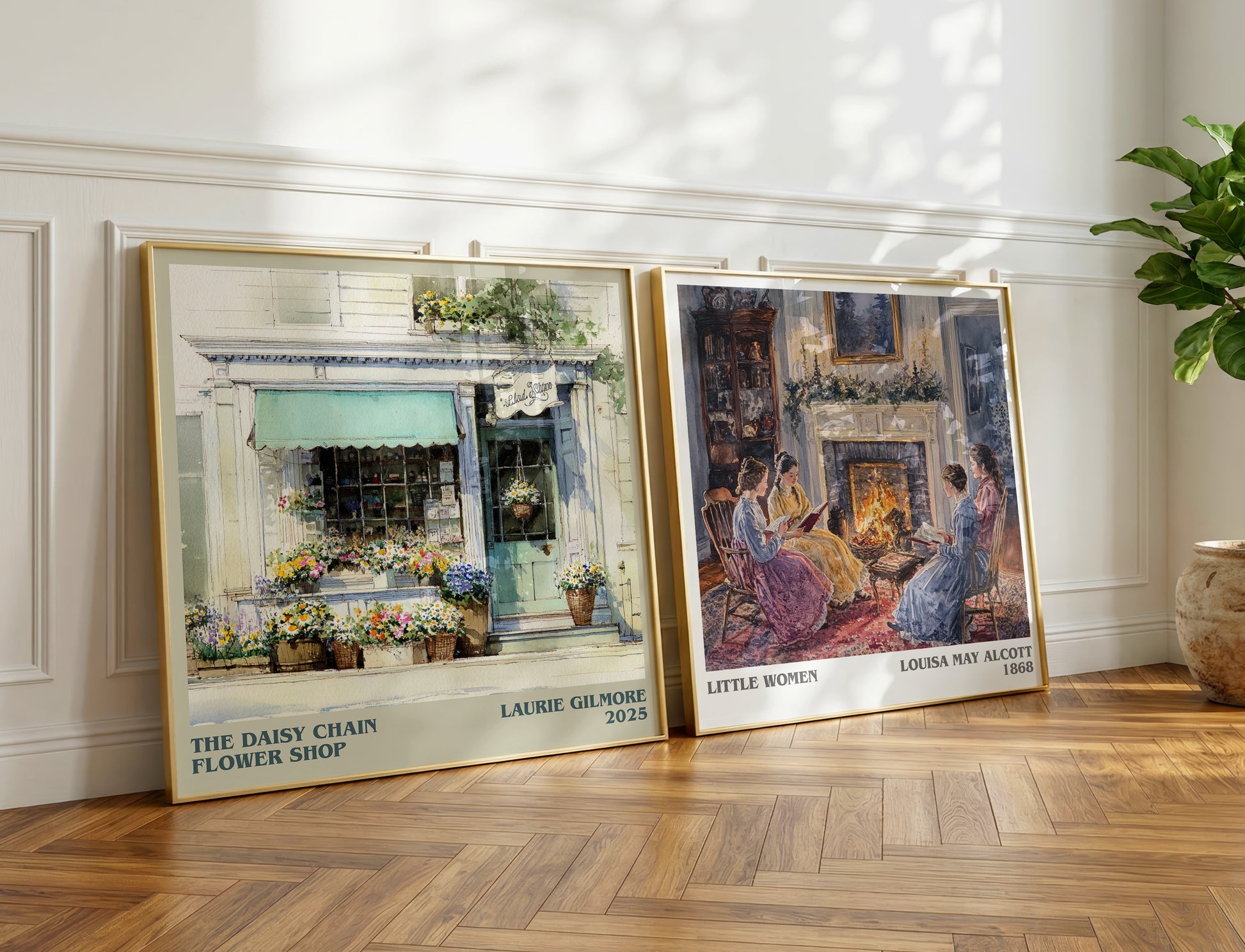 The Daisy Chain Flower Shop book poster packaging – museum-quality print rolled in protective tube