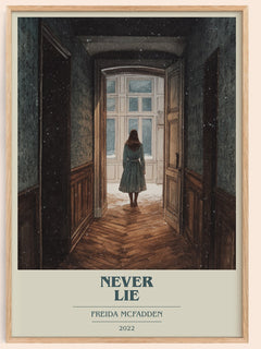 Never Lie Book Cover Poster by Freida McFadden