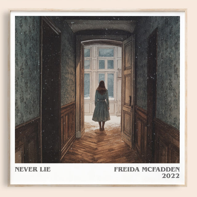 Never Lie Literary Art Print by Freida McFadden