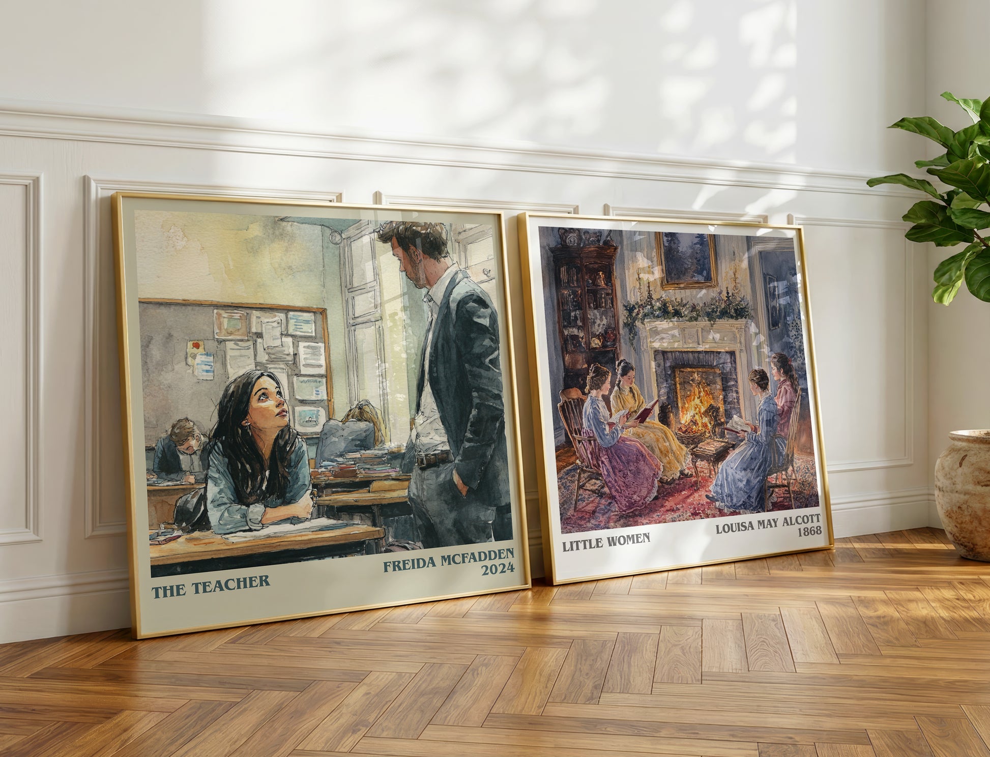 The Teacher book poster packaging – museum-quality print rolled in protective tube