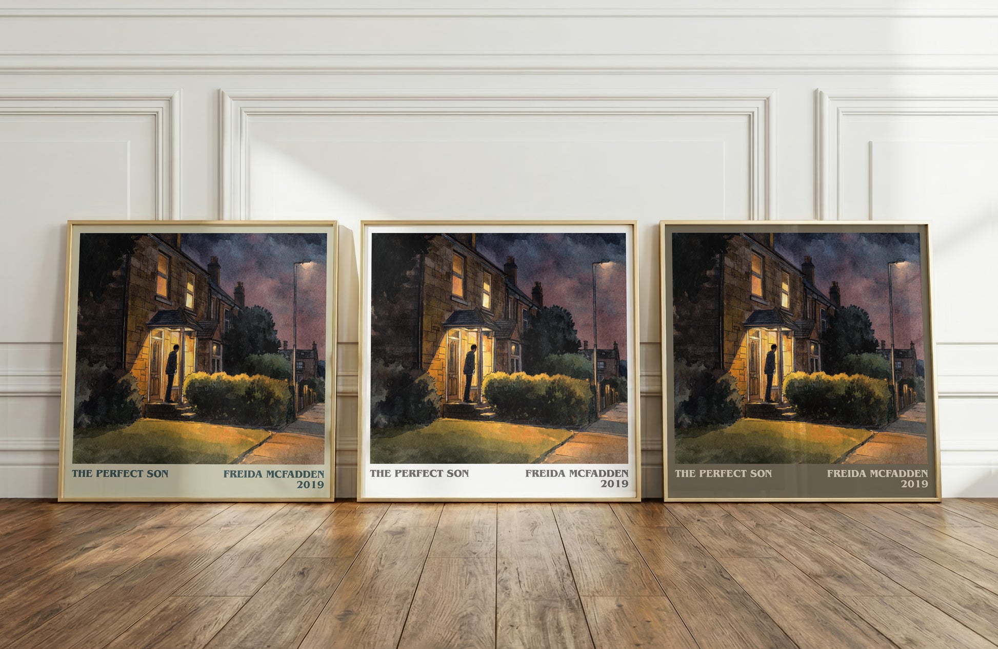 The Perfect Son literary print framed by window – literary home decor