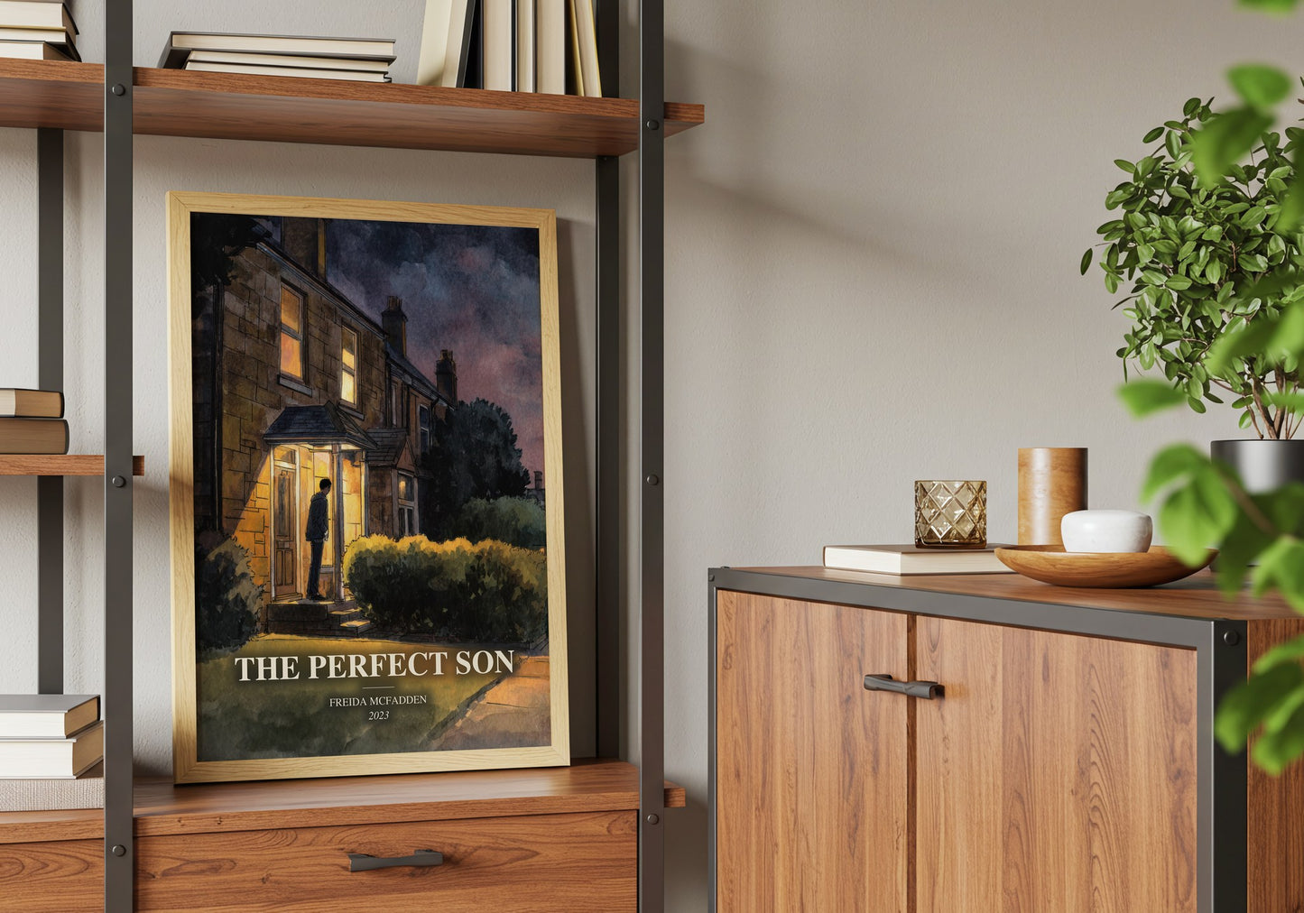 The Perfect Son book watercolour illustration paper finish options – matte satin gloss