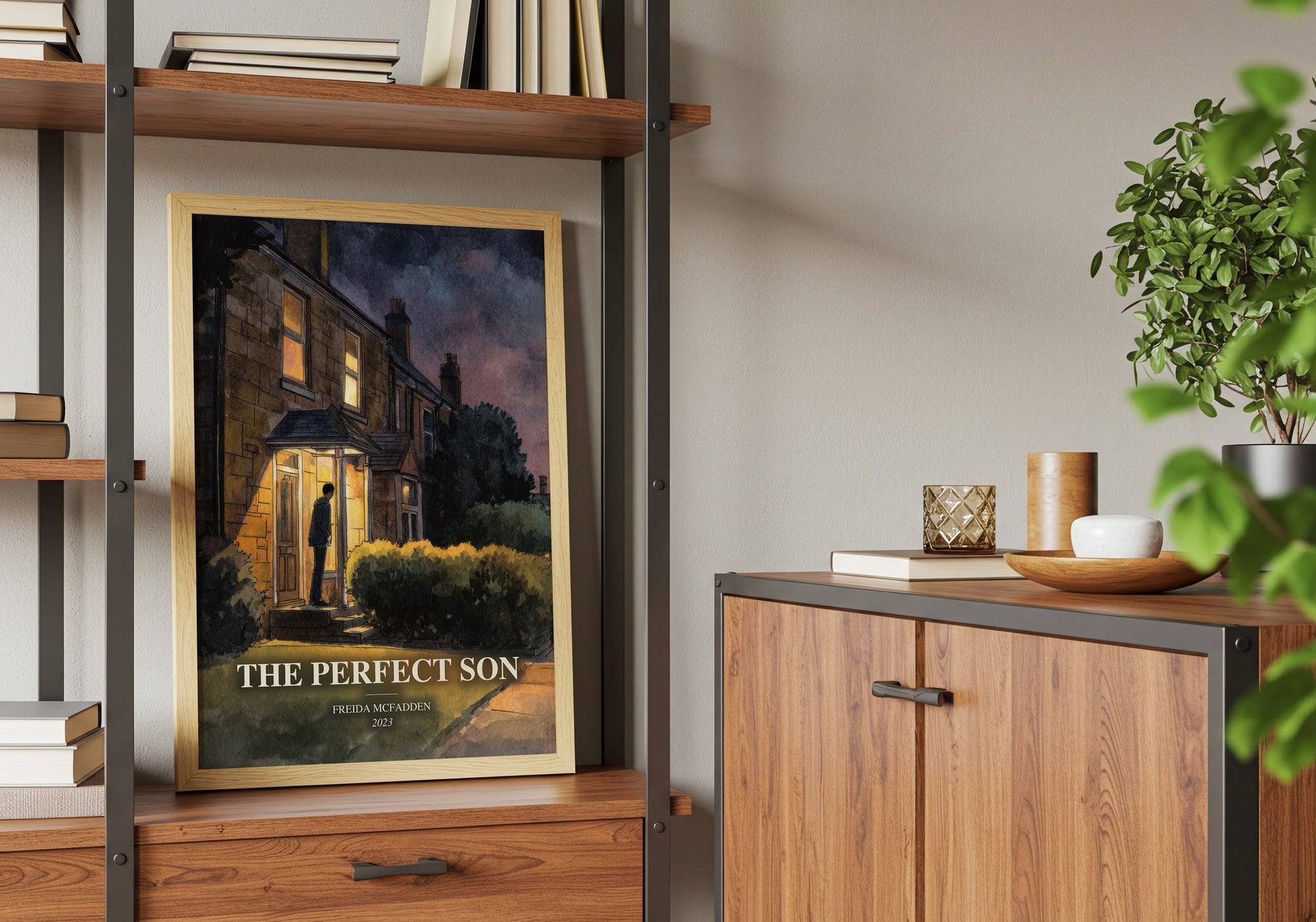 The Perfect Son book watercolour illustration paper finish options – matte satin gloss